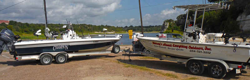 Pro Striper's boats