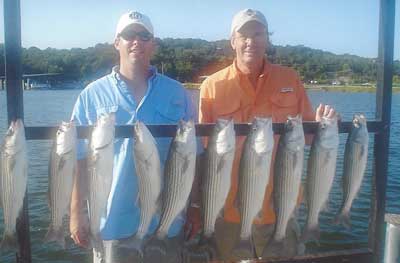 Photo of people with the fish they caught